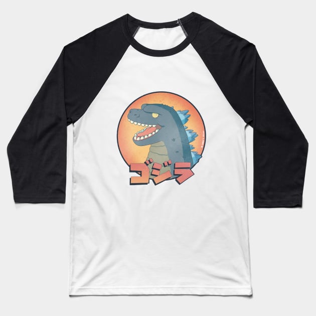 Godzilla Baseball T-Shirt by Rabbit’s Hollow